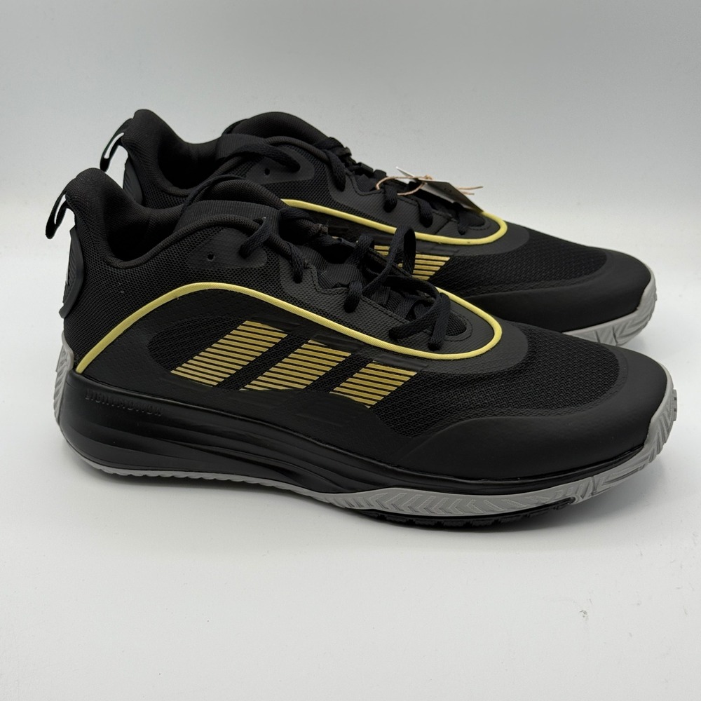 Adidas Ownthegame 3.0 Shoes Mens Size 12 Black Gold Basketball IF4566